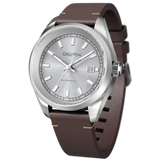 Native 42 Leather Pearl Silver