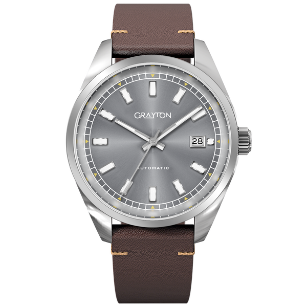 Native 42 Leather Pearl Silver