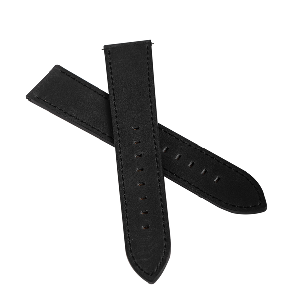 Elegant Sport Black Leather Strap