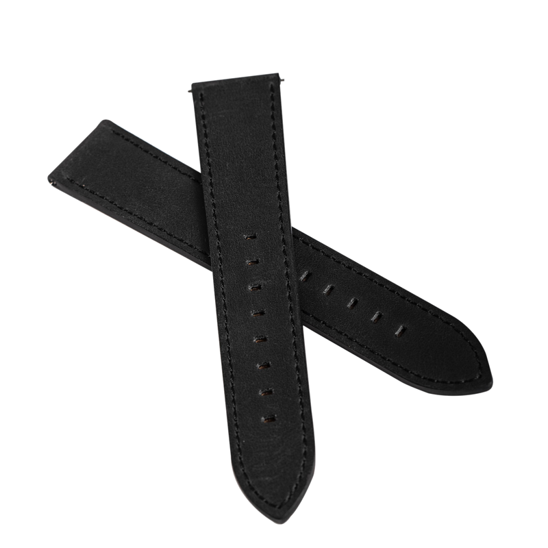 Elegant Sport Black Leather Strap
