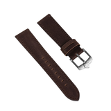 Elegant Sport Dark Brown Leather Strap
