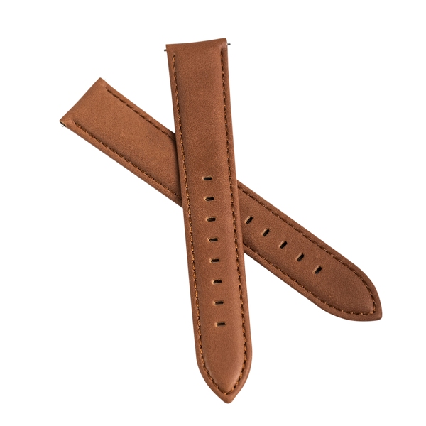 Classic Cognac Brown Leather Strap